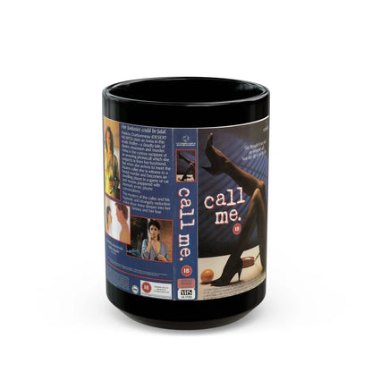 CALL ME (VHS COVER) - Black Coffee Mug-15oz-Go Mug Yourself