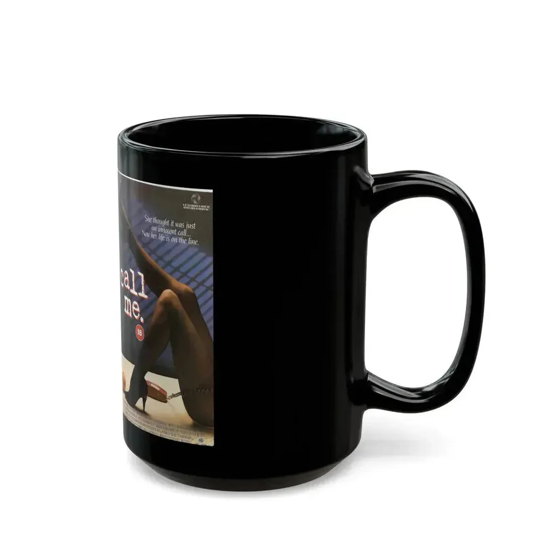 CALL ME (VHS COVER) - Black Coffee Mug - Go Mug Yourself