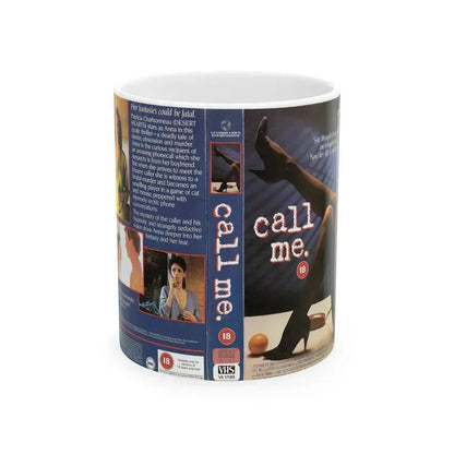 CALL ME (VHS COVER) - White Coffee Mug 11oz - Go Mug Yourself