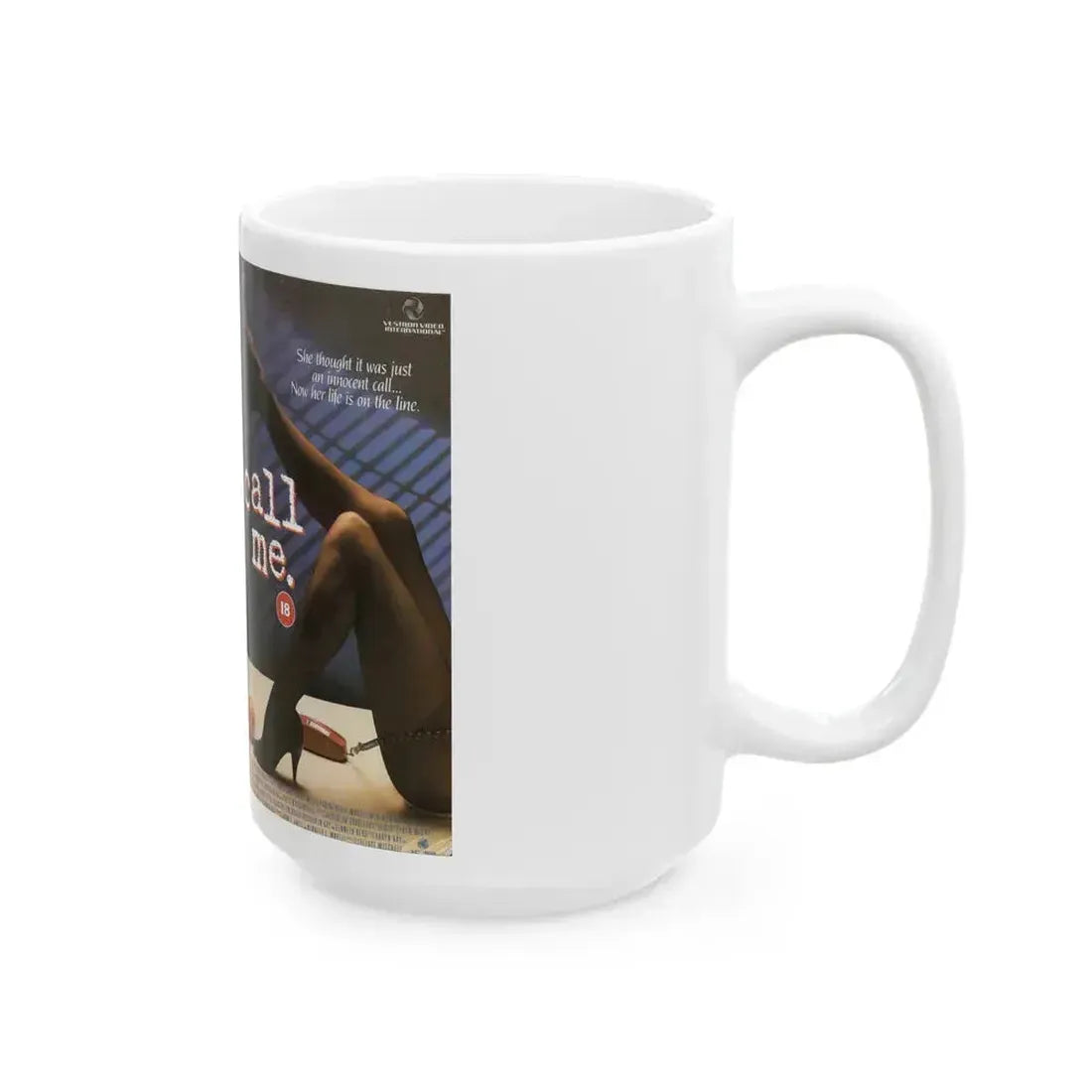 CALL ME (VHS COVER) - White Coffee Mug - Go Mug Yourself