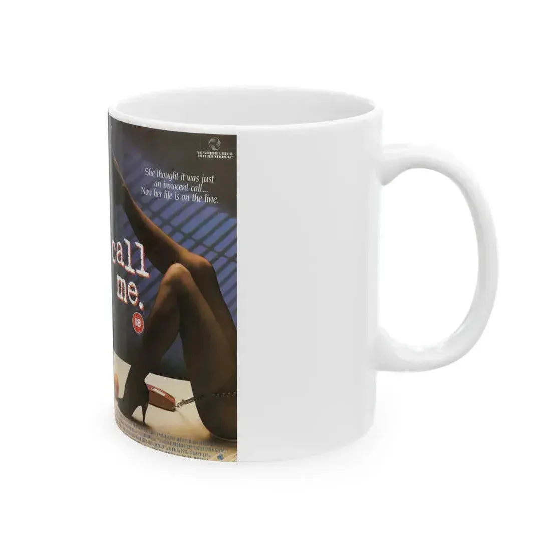 CALL ME (VHS COVER) - White Coffee Mug - Go Mug Yourself