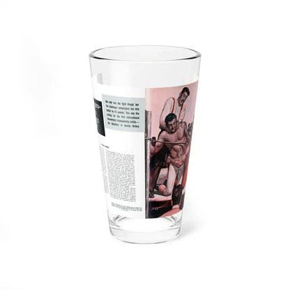 Call the Coppers - This is a Heaviweight Horror, Stag, January 1960 (Magazine Illustration) Pint Glass 16oz 16oz - Go Mug Yourself