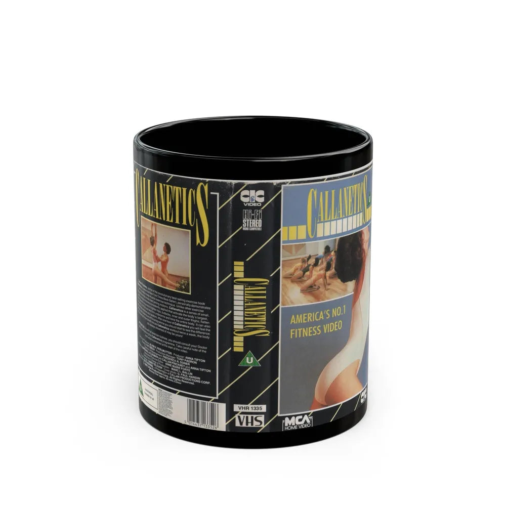 CALLANETICS (VHS COVER) - Black Coffee Mug-11oz-Go Mug Yourself