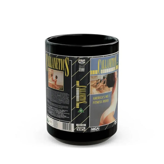 CALLANETICS (VHS COVER) - Black Coffee Mug 15oz - Go Mug Yourself
