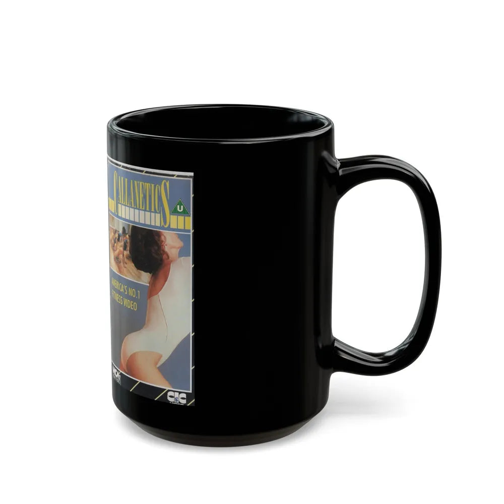 CALLANETICS (VHS COVER) - Black Coffee Mug-Go Mug Yourself