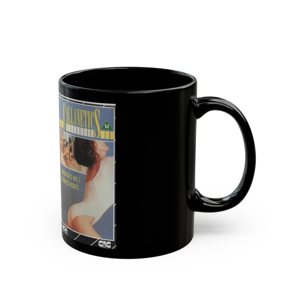 CALLANETICS (VHS COVER) - Black Coffee Mug-Go Mug Yourself