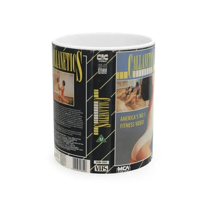 CALLANETICS (VHS COVER) - White Coffee Mug 11oz - Go Mug Yourself