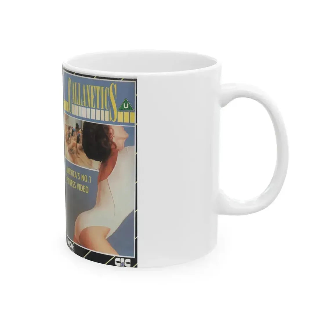 CALLANETICS (VHS COVER) - White Coffee Mug - Go Mug Yourself