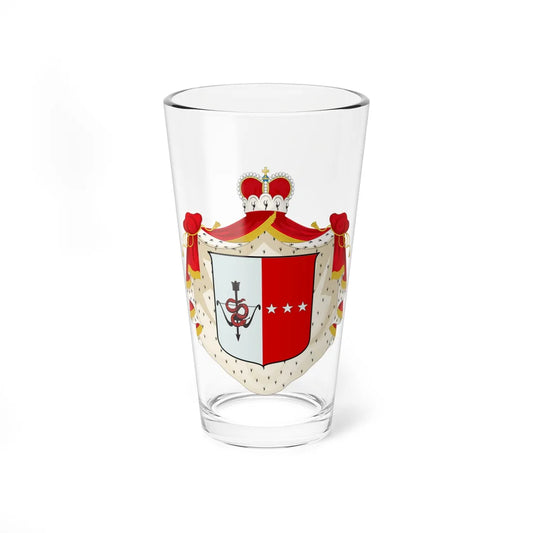 Callimachi family coat of arms (Algeria) (Coat of Arms) Pint Glass 16oz 16oz - Go Mug Yourself