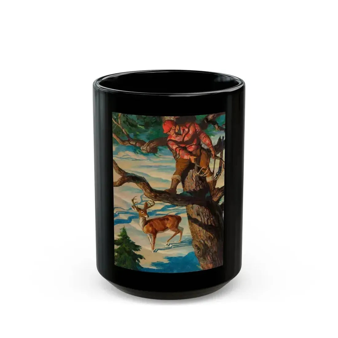 Calling the Buck - Black Coffee Mug 15oz - Go Mug Yourself