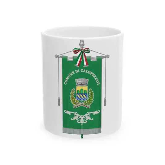 Calopezzati-Gonfalone (Italy) White Coffee Mug 11oz - Go Mug Yourself