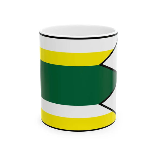 Calovec Komarno Flag (Slovakia) White Coffee Mug 11oz - Go Mug Yourself
