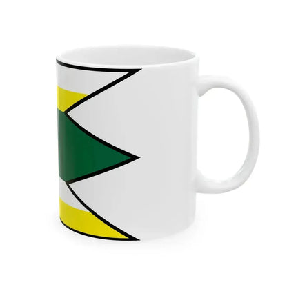 Calovec Komarno Flag (Slovakia) White Coffee Mug - Go Mug Yourself