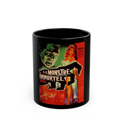 CALTIKI (FRENCH) 1959 Movie Poster - Black Coffee Mug-11oz-Go Mug Yourself