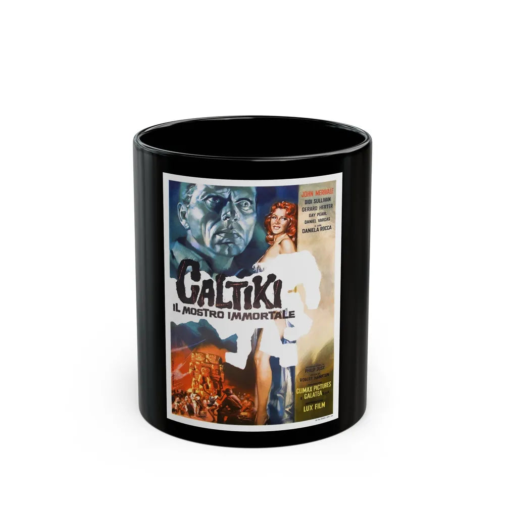 CALTIKI (Italian) 1959 Movie Poster - Black Coffee Mug-11oz-Go Mug Yourself