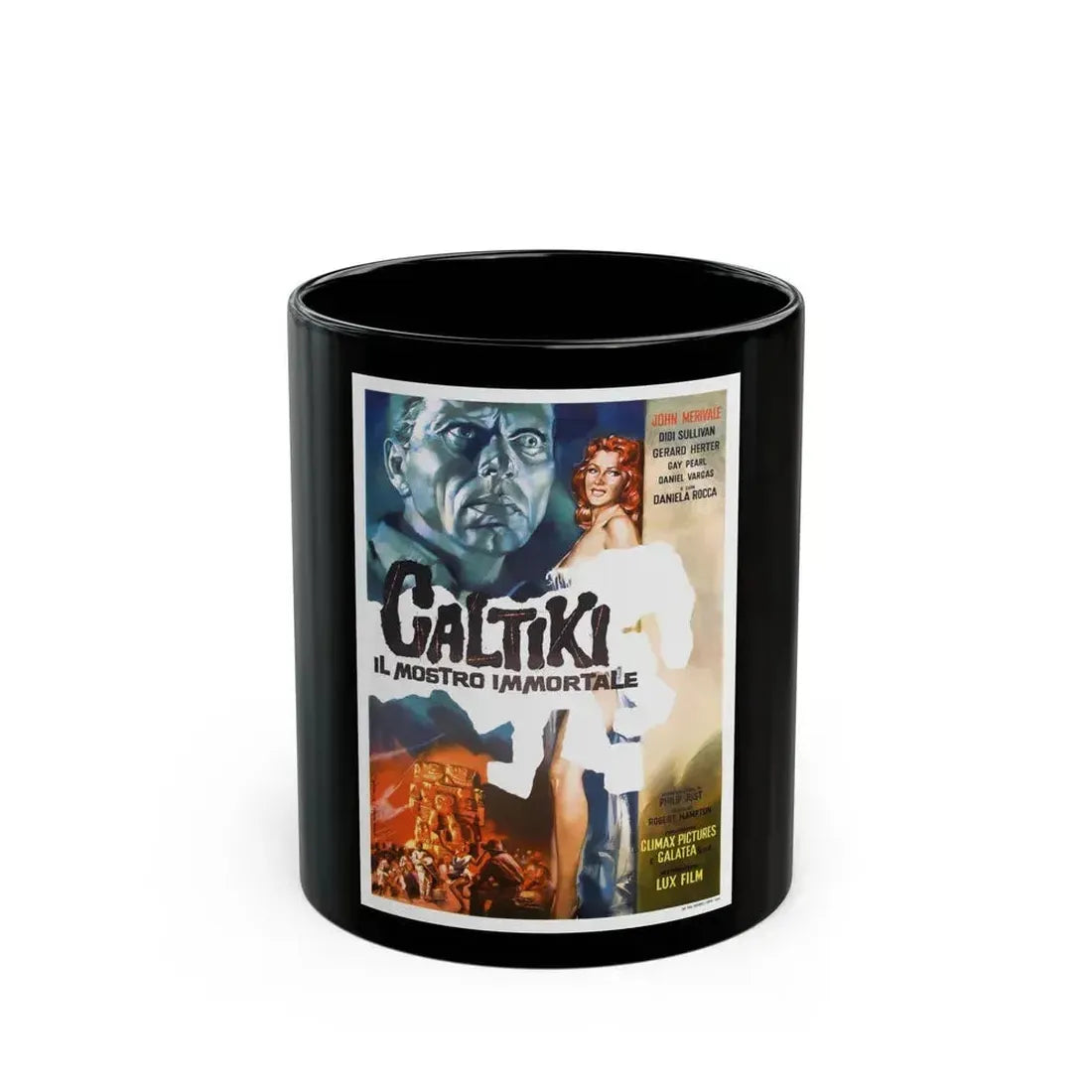 CALTIKI (Italian) 1959 Movie Poster - Black Coffee Mug 11oz - Go Mug Yourself
