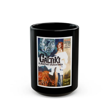 CALTIKI (Italian) 1959 Movie Poster - Black Coffee Mug-15oz-Go Mug Yourself