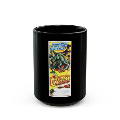 CALTIKI THE IMMORTAL MONSTER (2) 1959 Movie Poster - Black Coffee Mug 15oz - Go Mug Yourself