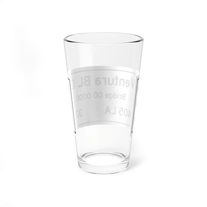 Caltrans G11-4.1 (California) (Road Sign) Pint Glass 16oz - Go Mug Yourself
