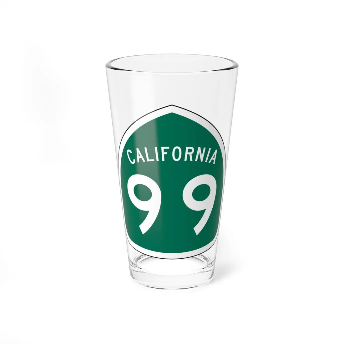 CALTRANS G28-2 CA (California) (Road Sign) Pint Glass 16oz 16oz - Go Mug Yourself