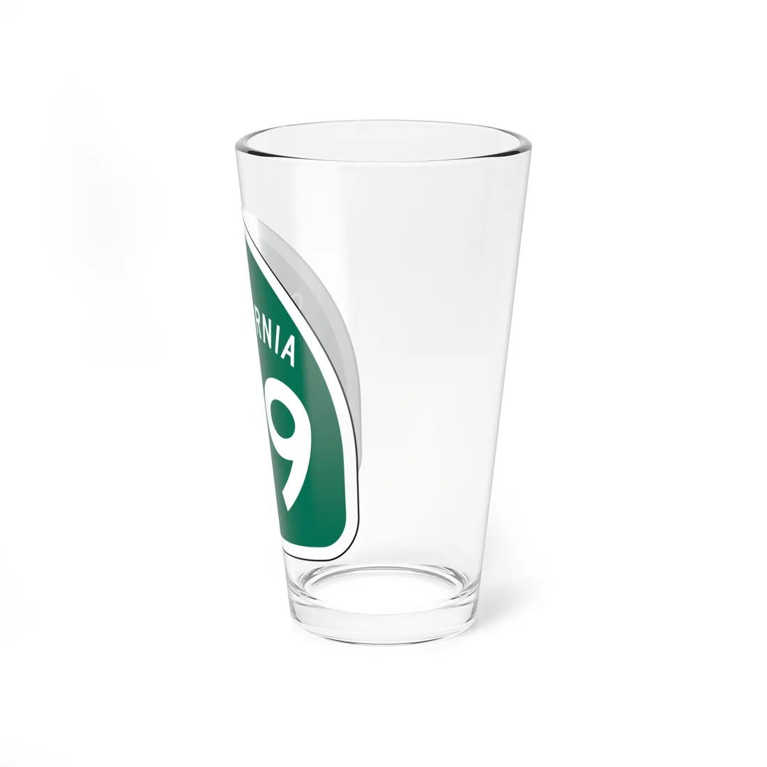 CALTRANS G28-2 CA (California) (Road Sign) Pint Glass 16oz - Go Mug Yourself