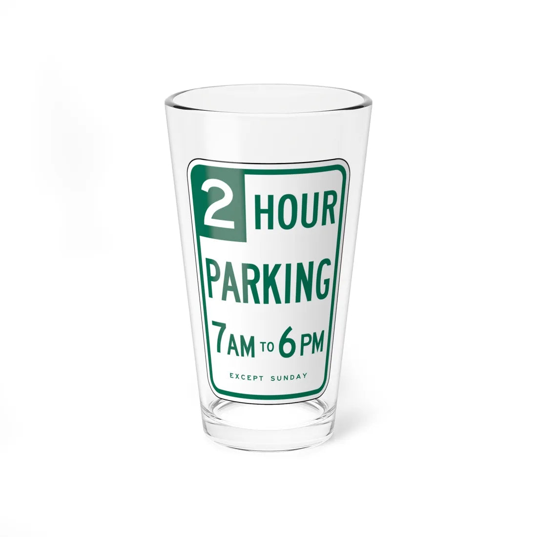 CALTRANS R32 (California) (Road Sign) Pint Glass 16oz 16oz - Go Mug Yourself