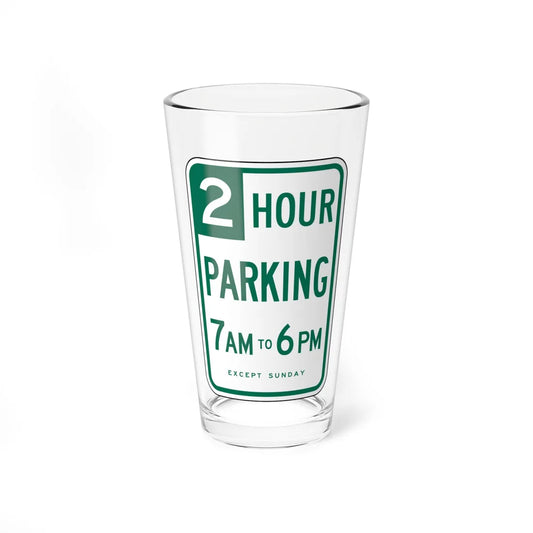 CALTRANS R32 (California) (Road Sign) Pint Glass 16oz 16oz - Go Mug Yourself