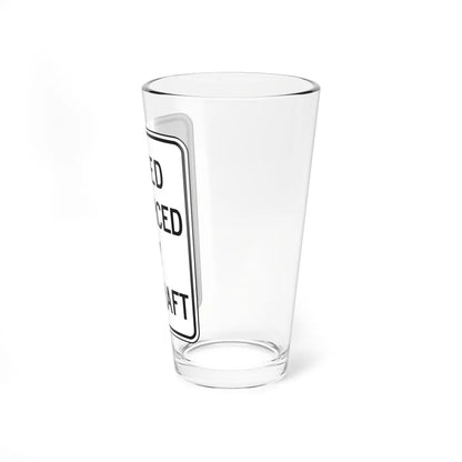 CALTRANS R48-2 (California) (Road Sign) Pint Glass 16oz - Go Mug Yourself