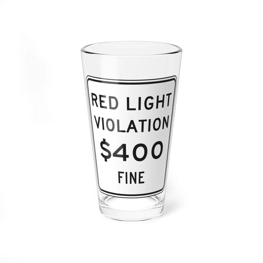 CALTRANS SR58 (California) (Road Sign) Pint Glass 16oz 16oz - Go Mug Yourself