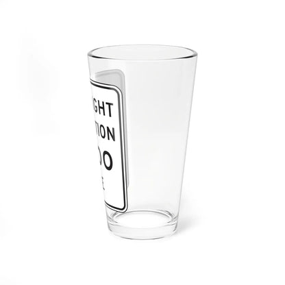 CALTRANS SR58 (California) (Road Sign) Pint Glass 16oz - Go Mug Yourself