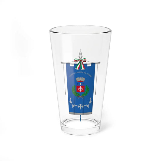 Calvagese della Riviera-Gonfalone (Italy) Pint Glass 16oz 16oz - Go Mug Yourself