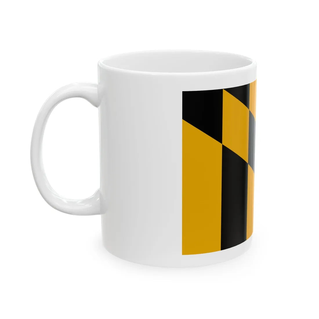 Calvert family banner (United States) White Coffee Mug - Go Mug Yourself