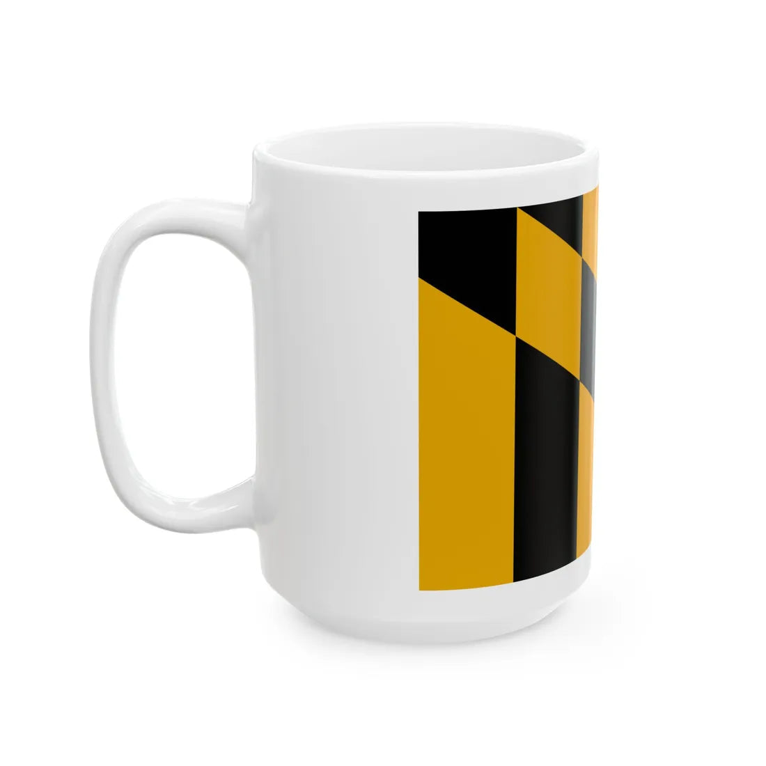 Calvert family banner (United States) White Coffee Mug - Go Mug Yourself
