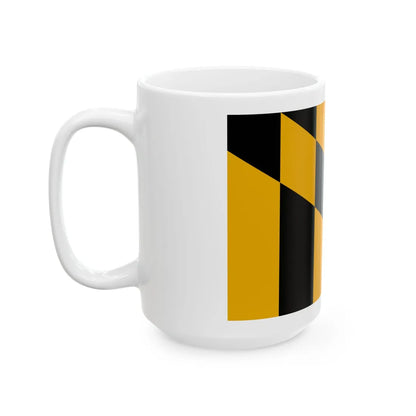 Calvert family banner (United States) White Coffee Mug - Go Mug Yourself