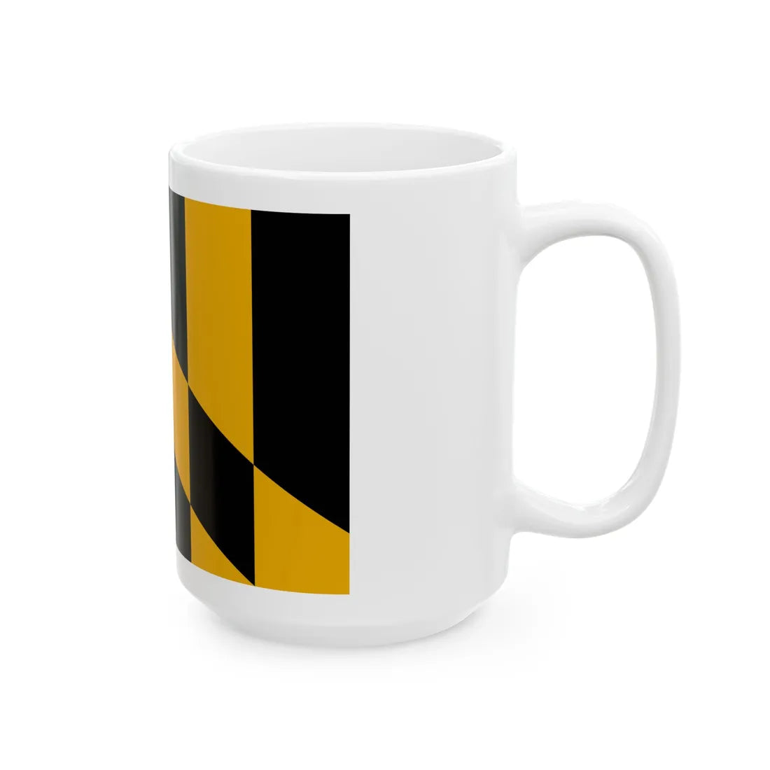Calvert family banner (United States) White Coffee Mug - Go Mug Yourself