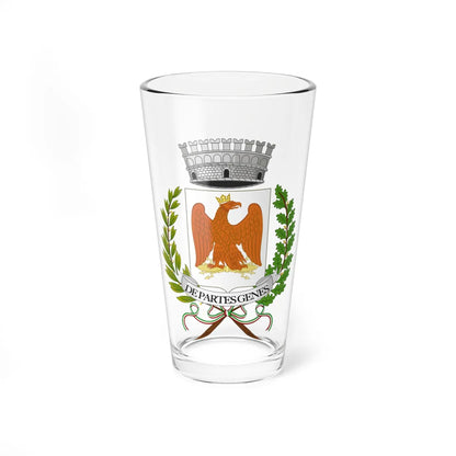 Calvignano-Stemma (Italy) (Coat of Arms) Pint Glass 16oz 16oz - Go Mug Yourself