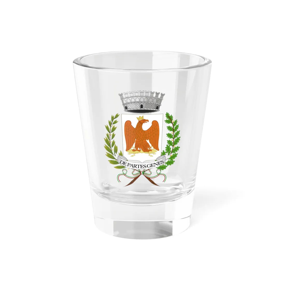 Calvignano-Stemma (Italy) (Coat of Arms) Shot Glass 1.5oz 1.5oz - Go Mug Yourself