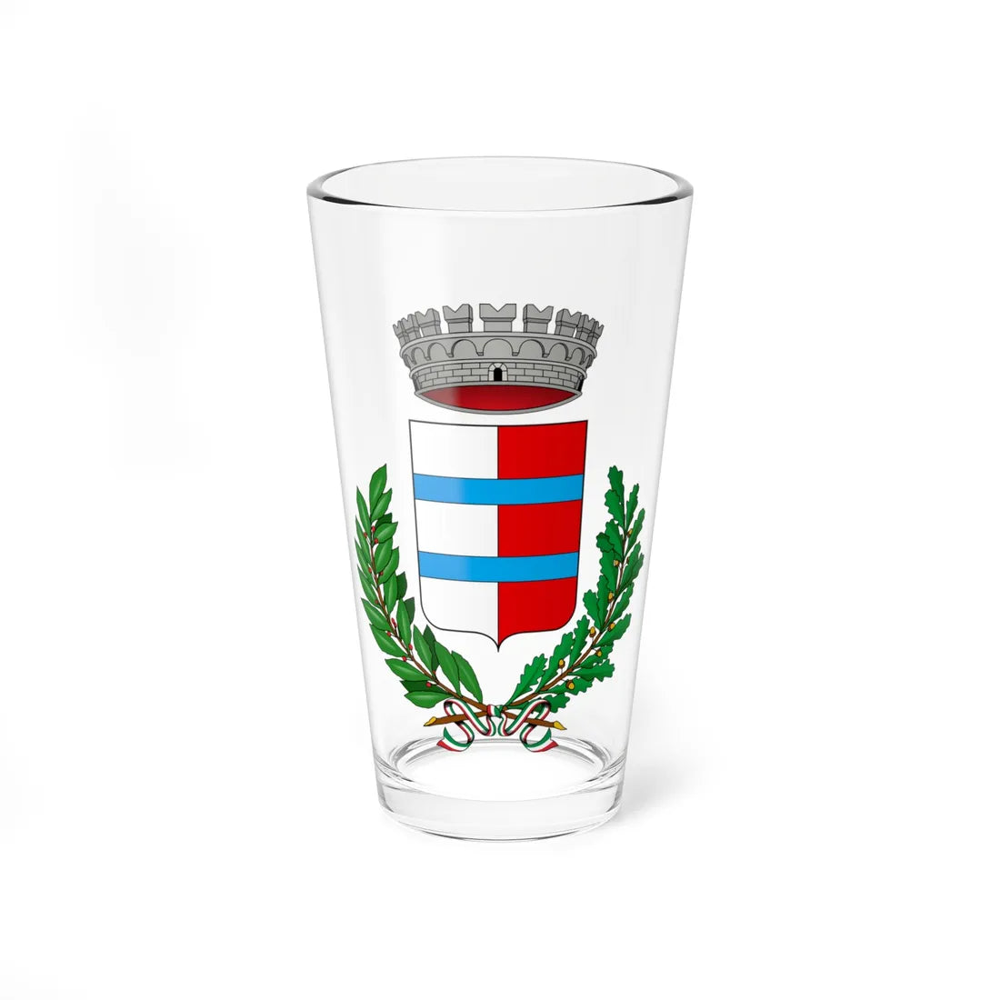 Calvignasco-Stemma (Italy) (Coat of Arms) Pint Glass 16oz 16oz - Go Mug Yourself