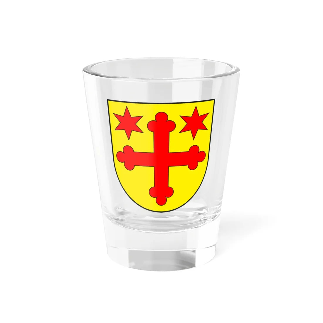 Cama wappen (Switzerland) (Coat of Arms) Shot Glass 1.5oz 1.5oz - Go Mug Yourself