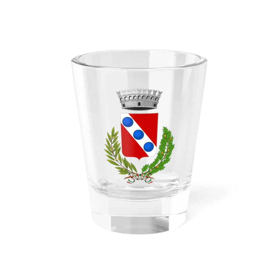 Camaiore-Stemma (Italy) (Coat of Arms) Shot Glass 1.5oz 1.5oz - Go Mug Yourself