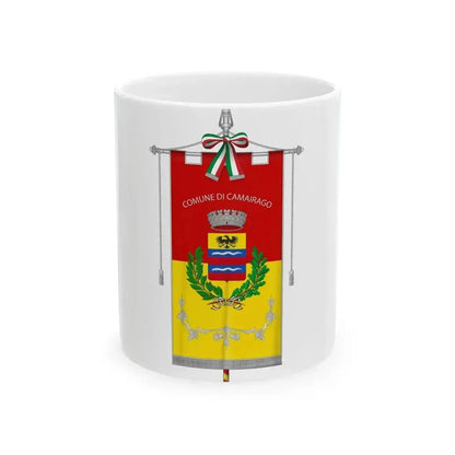Camairago-Gonfalone (Italy) White Coffee Mug 11oz - Go Mug Yourself