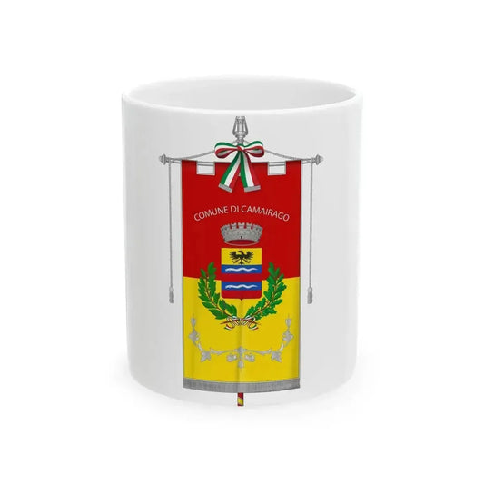 Camairago-Gonfalone (Italy) White Coffee Mug 11oz - Go Mug Yourself