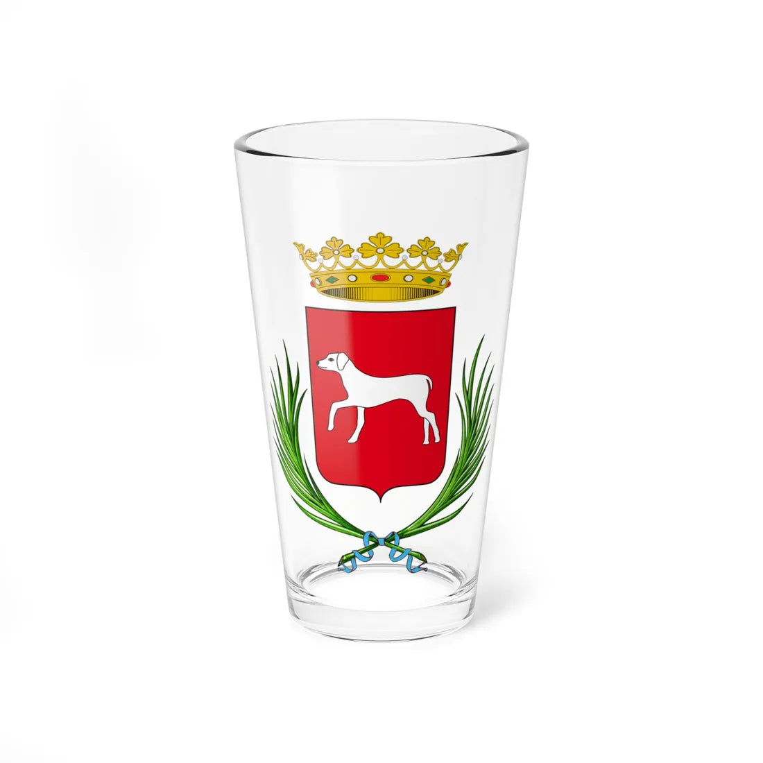 Cambiano-Stemma (Italy) (Coat of Arms) Pint Glass 16oz 16oz - Go Mug Yourself