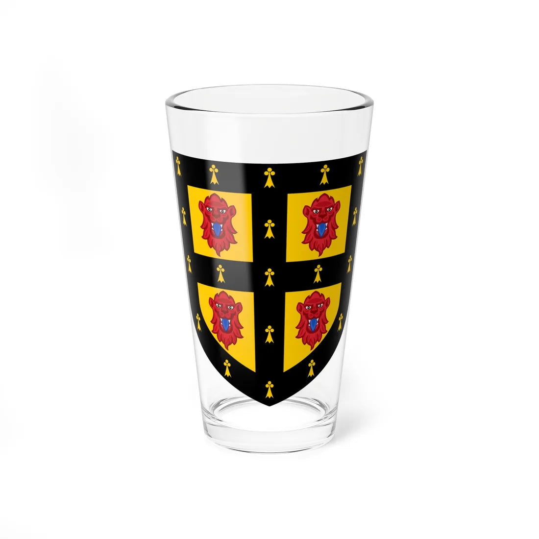 Cambridge University Heraldic and Genealogical Society coat of arms (England) (Coat of Arms) Pint Glass 16oz 16oz - Go Mug Yourself