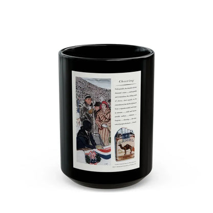 Camel ad, Cosmopolitan, December 1929 - Black Coffee Mug 15oz - Go Mug Yourself