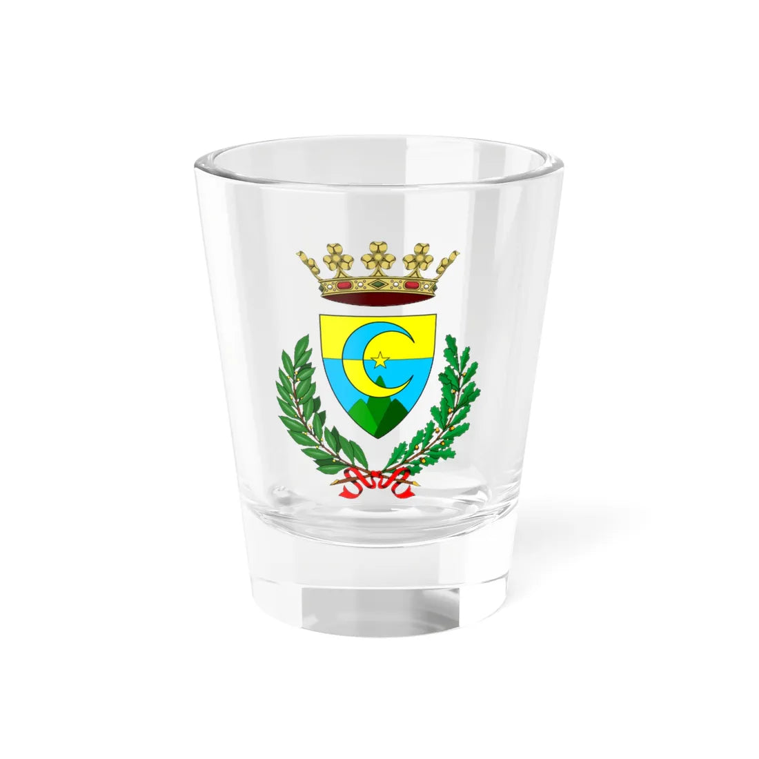 Camerana-Stemma (Italy) (Coat of Arms) Shot Glass 1.5oz 1.5oz - Go Mug Yourself