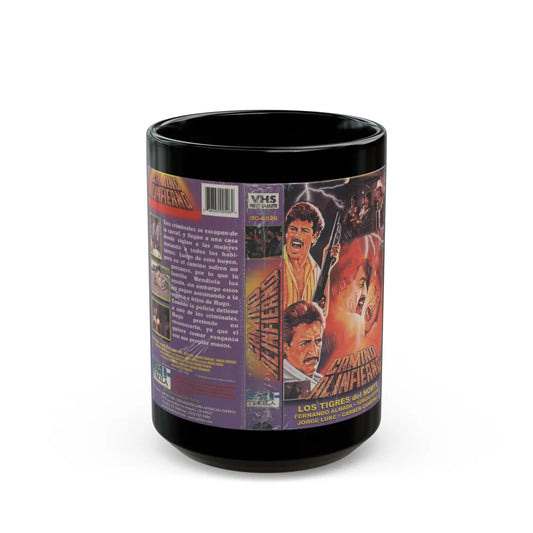 CAMINO ALINFIERNO (VHS COVER) - Black Coffee Mug-15oz-Go Mug Yourself