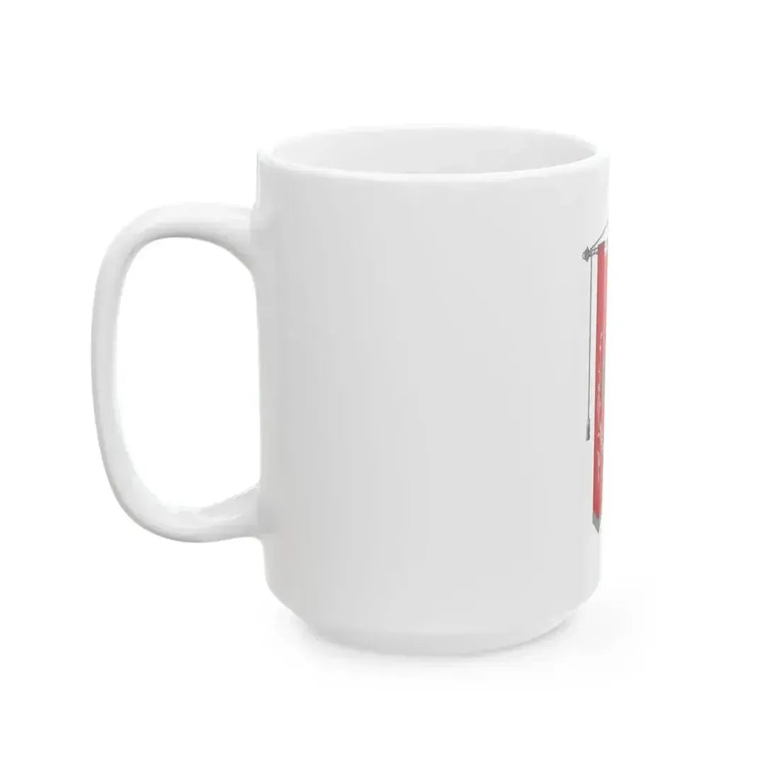 Camino Italia-Gonfalone (Italy) White Coffee Mug - Go Mug Yourself