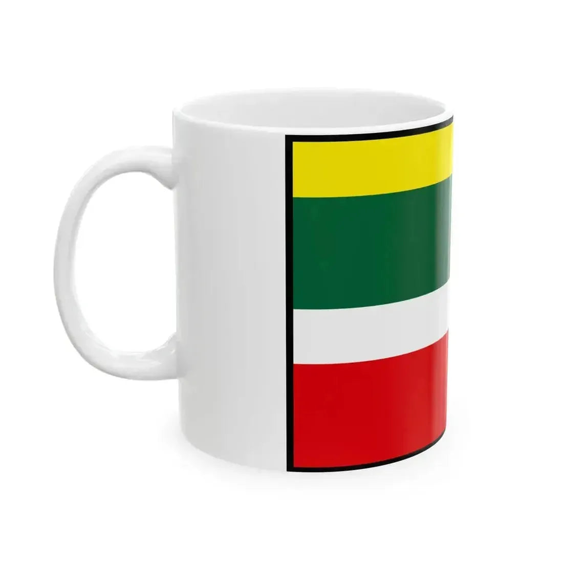 Camovce Lucenec Flag (Slovakia) White Coffee Mug - Go Mug Yourself