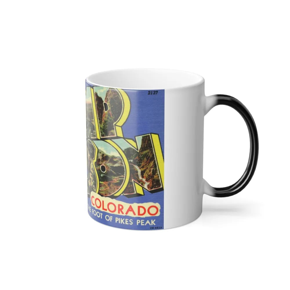 Camp Carson Colorado (Greeting Postcards) Color Changing Mug 11oz-Go Mug Yourself